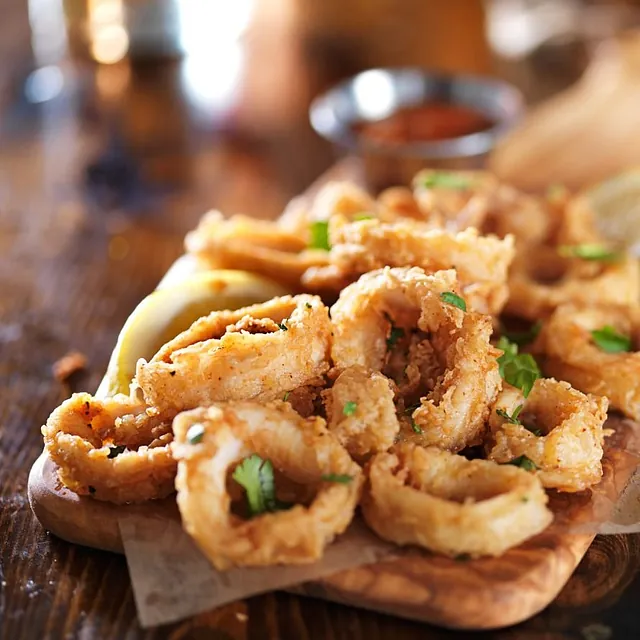 calamares a la romana sobre amdera